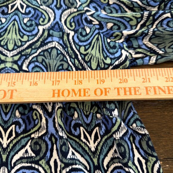 Ruby Rd. Womens Medallion 3/4 Sleeve Knit Top 1X - Picture 6 of 8